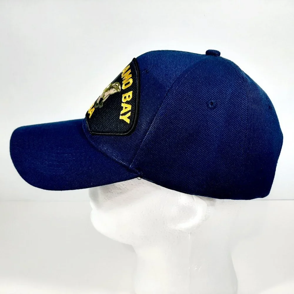 Guantanamo Bay Cuba Men's Cap Hat  Navy Blue Strap